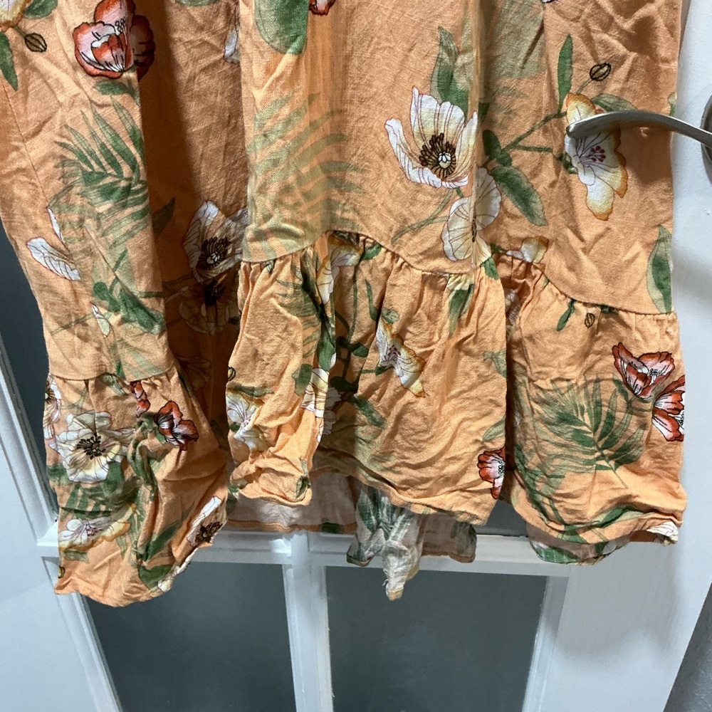 Monteau Floral Print Button Down Dress - Picture 8 of 14